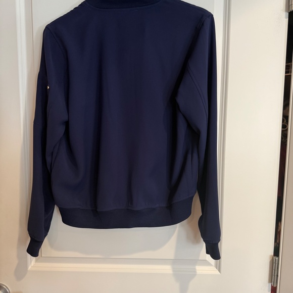 Michael Michael Kors - crepe blue bomber jacket - Picture 3 of 3